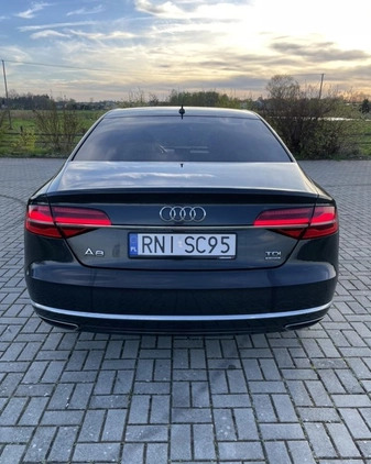 Audi A8 cena 159000 przebieg: 255000, rok produkcji 2016 z Pyzdry małe 56